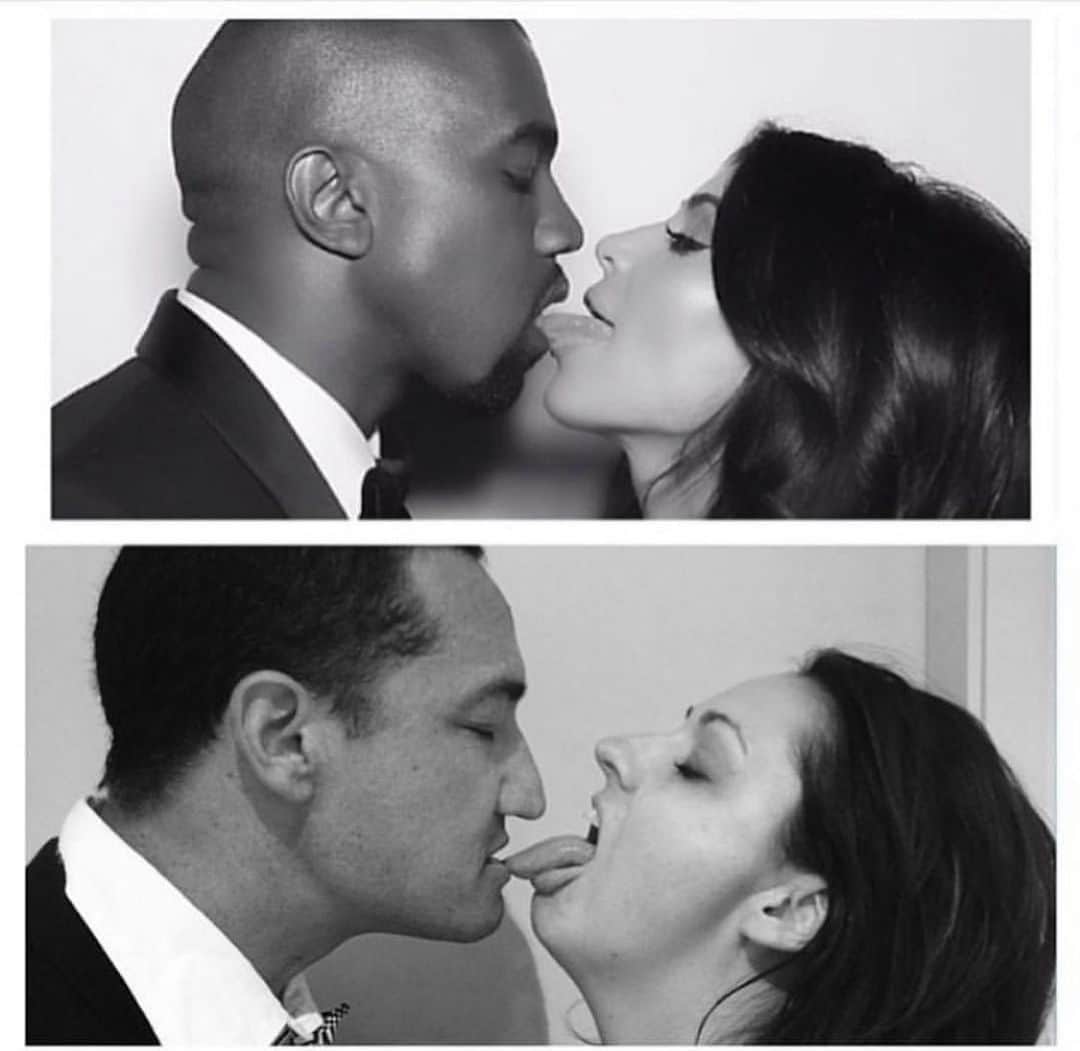 セレステ・バーバーのインスタグラム：「Happy birthday @hothusband_  thanks for letting me exploit you. I love you like Kanye loves Kanye.  #celestechallengeaccepted  #celestebarber  #funny #hothusband」