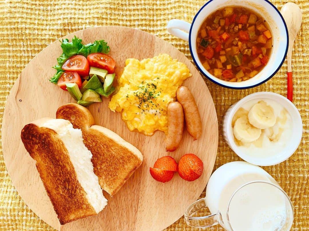 成瀬心美さんのインスタグラム写真 - (成瀬心美Instagram)「🍳 . . 朝ごはん🍞 . . #morning #breakfast #yammy」4月30日 11時04分 - coco3ndazo