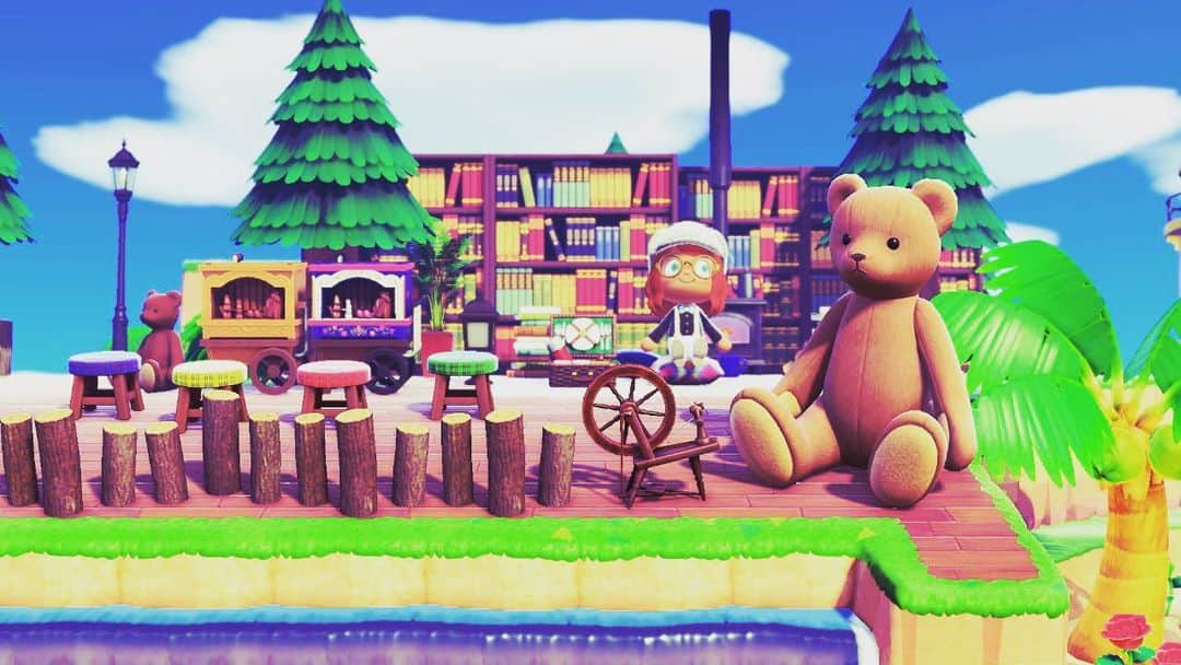 青海のインスタグラム：「またあつ森でみんなと遊びたいなぁ❤️❤️❤️ #あつ森 #switch #あつまれどうぶつの森」