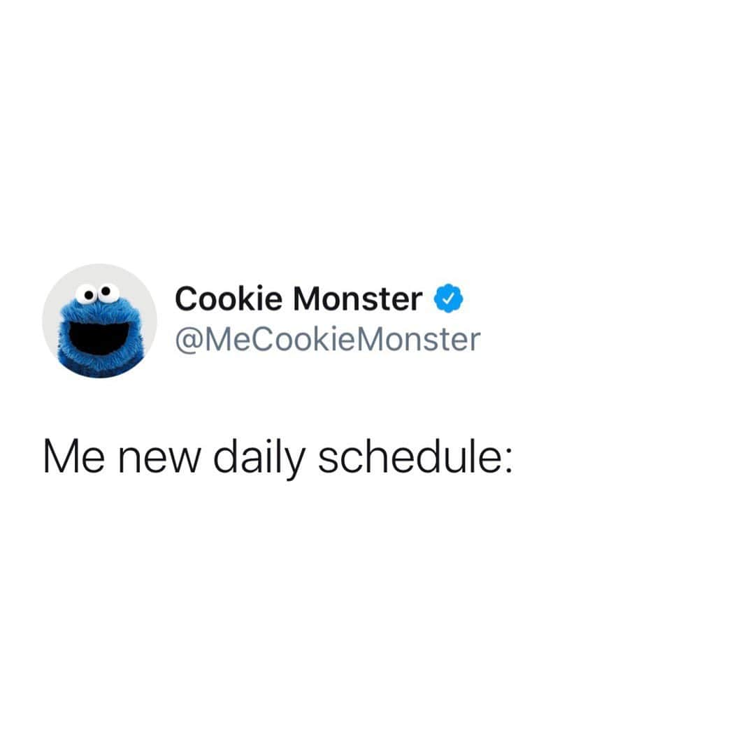 セサミストリートさんのインスタグラム写真 - (セサミストリートInstagram)「Swipe for schedule inspo! 🍪 • • • #sesamestreet #cookiemonster #quarantine #quarantinelife #quarantineschedule #homeschool #homeschooling #stayhome #cookies #cookiesofinstagram #momlife #dadlife #parenting #dessertsofinstagram #dessert」4月30日 23時44分 - sesamestreet