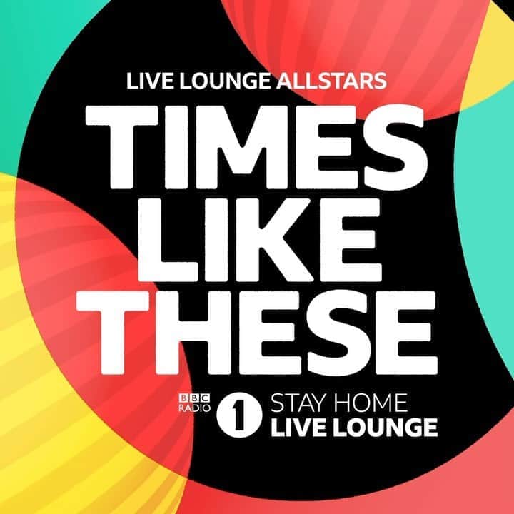 フー・ファイターズのインスタグラム：「Thanks for all the support this week for #TimesLikeThese by the Live Lounge Allstars!!! 🤘🖤 If you haven’t yet, download it now at the link in bio. Proceeds will go to charities supporting the vulnerable during the COVID-19 crisis. And thanks to @bbcradio1 for making it happen!!!」