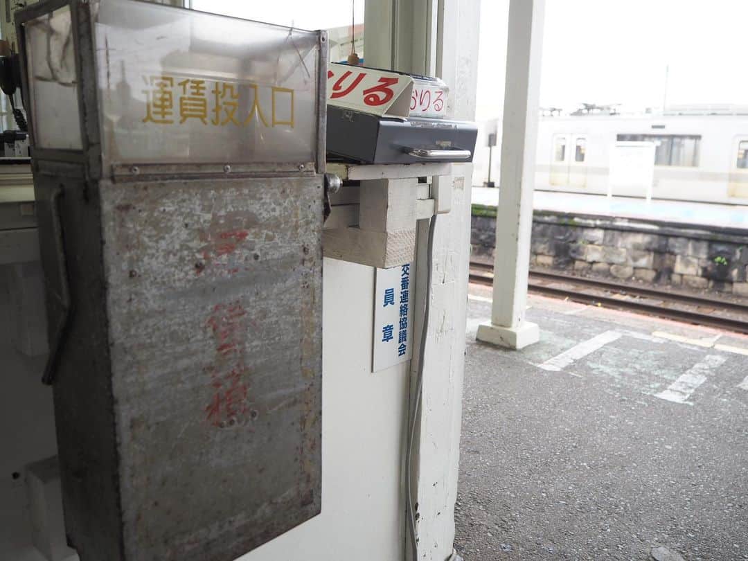 伊藤桃さんのインスタグラム写真 - (伊藤桃Instagram)「【#熊本電鉄 #北熊本駅 】熊本電鉄の旅パート4♥️ 藤崎宮前駅を出たあとは再び北熊本駅にもどってきました´`* 本当は·····菊池線にのって御代志駅まで行きたかったのですが、よくよく調べたらそこまで往復すると、本数が少ない肥薩線に乗れなくなり、 この日のメインディッシュ！！ くま川鉄道が乗れなくなると判明したため断念😢 にしても、これだけ長く綴っててもまだお昼にもなってないんです。笑 どんだけ朝から鉄道のっているんだという話ですよね。 ゆっくり各駅停車の桃の旅レポ、良かったらお付き合いください♡ ----------------------------- というわけで、せっかくだから北熊本駅を堪能することにきめたわたし。 1枚目: このカエルさんは····· よく薬局とかでみかけるような·····？ 2枚目: と思ったらこちら、なんと北熊本駅長さんでした！！笑 その名もコロちゃん🐸 こちら、やはり薬局でよみかけるあの子だそう。 このケロちゃんコロちゃんは地方民鉄を応援しているんだって´`* ありがとうね〜♥️ 🛤 3枚目: #くまもん さんも、ベンチでしっかりグッズ宣伝していましたよ〜！笑 🛤 4.5.6.7枚目: ローカル線ならではのあたたかみのある改札、そしてホーム。 8.9枚目: 駅外観も11年まえからかわっていました。 駅舎内にあった野菜屋さんの跡地に くまモンそして熊本電鉄グッズがたくさんのくまでんショップがオープンしていましたʕ๑•ɷ•๑ʔ あれ、でも野菜屋さんなくなっちゃった·····？😂 とおもったら。 10枚目: 駅舎の脇に市場のようにありました！Σ੧(❛□❛✿) これが当時の「やさい村」なのか·····？ 雨が激しくなりつつある中、傘を持ってなかったためくわしくみられずに再び駅に撤退しちゃったのでした😢 ━━━━━━━━━━━━━━━ 熊本電鉄の旅もあとすこし。 もう少しだけよかったらお付き合いください♡^^* #くまモン隊  #くまモン大好き」4月30日 18時13分 - itomomo_tetsu