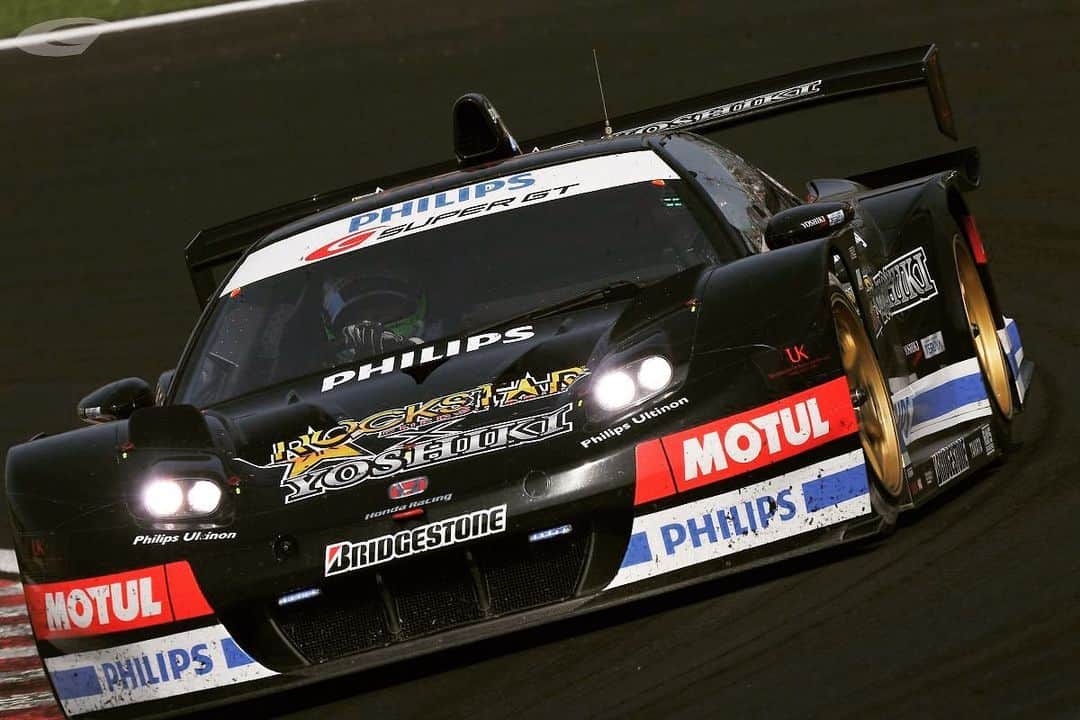 のインスタグラム：「Maybe next time...Formula E. 落ち着いたら、参戦しようかな。。#formulae がいいかな? RT #SUPERGT_JP ＼SUPER GT Archive／ TEAM #YOSHIKI & #童夢 PROJECT No.18　ROCK ST☆R 童夢 #NSX  #道上龍／#小暮卓史 組 #SUPERGT #SUPERGTarchive #俺のSUPERGT #tbt」