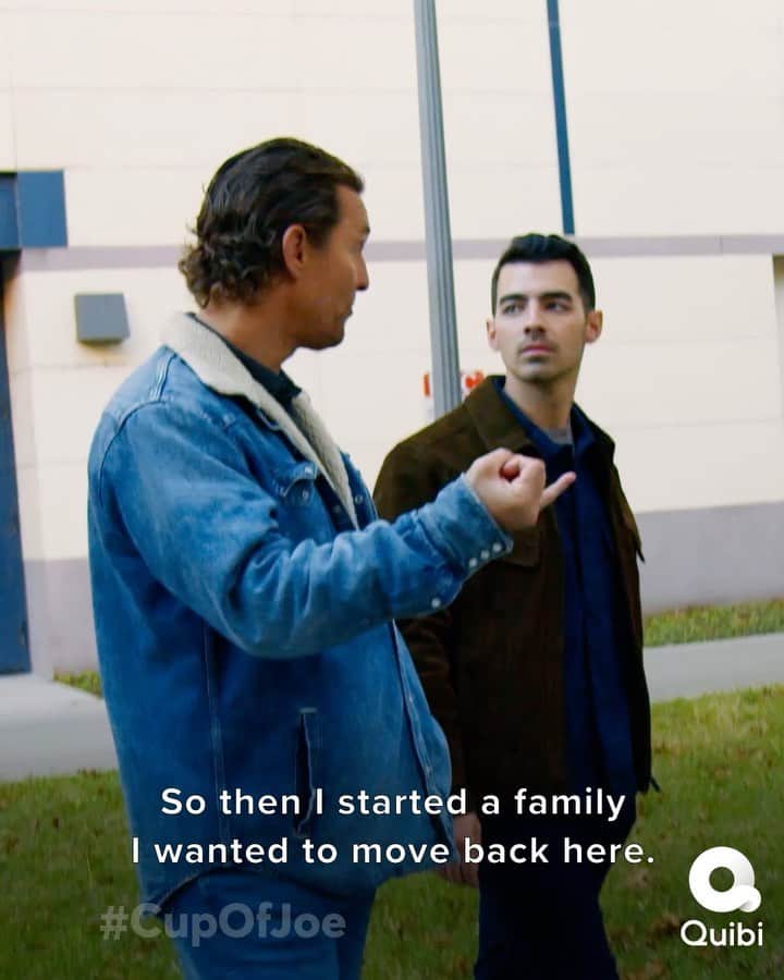 ジョー・ジョナスのインスタグラム：「Episode 6 of #CupOfJoe is here and we’re exploring Austin with my friend @officiallymcconaughey! Stay weird and watch NOW on @quibi 😎」
