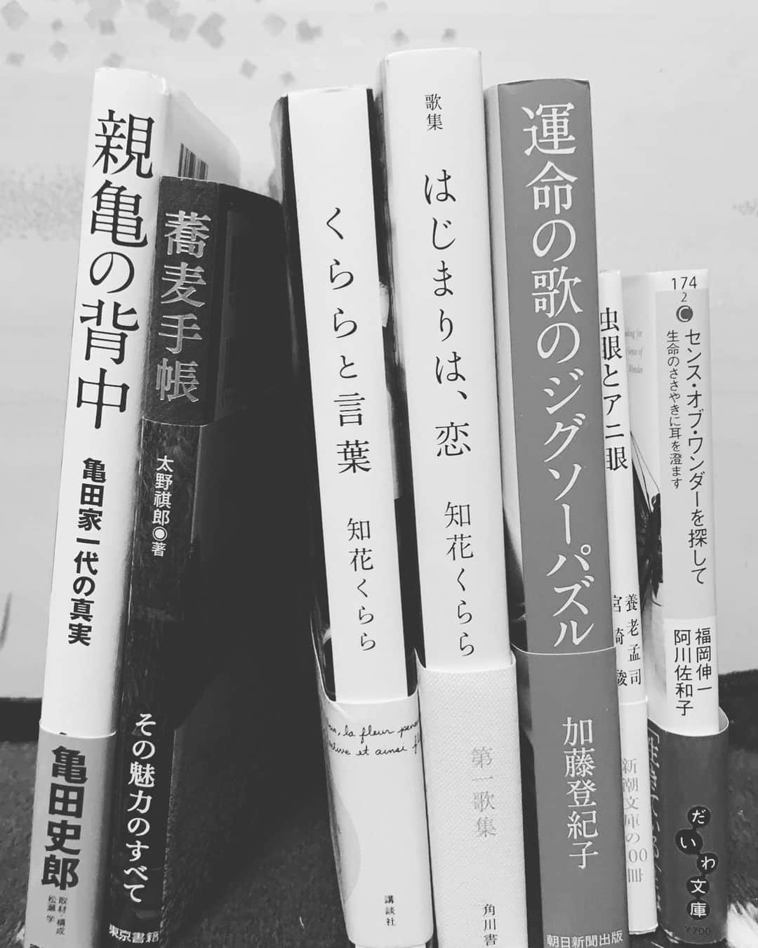 元ちとせさんのインスタグラム写真 - (元ちとせInstagram)「おはようございます☀  尊敬する女性シンガー福原美穂さん　@miho_fukuhara  からいただいたブックカバーチャレンジ😊 や、や、やってみますとお答えしてからだいぶ過ぎてしまいました😢ごめんなさい🙇‍♀️ そして、きちんとしたルールを守りきれなさそうなので。。。７日間分の７冊を一気に😆お許しください。 たくさんの出会いのきっかけをくれた本です。皆さんほど詳しくないと思いますが、わたしにとっての宝物の７冊です。 ぜひ、読んでみてくださいね❣️ #ブックカバーチャレンジ #福原美穂　さんからのバトン #ありがとう😊」5月1日 9時30分 - hajimechitose.official