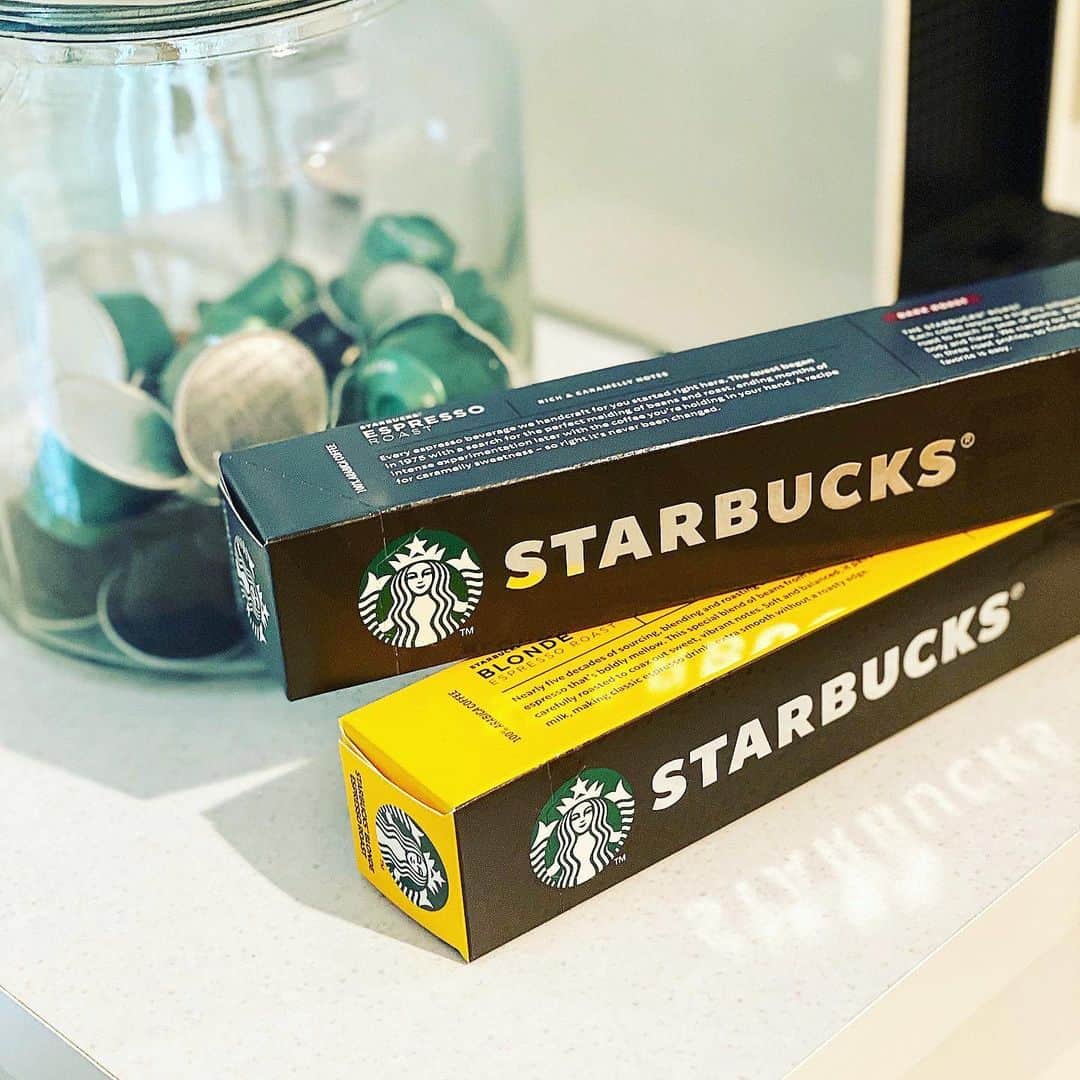 加藤桃子さんのインスタグラム写真 - (加藤桃子Instagram)「ネスプレッソの　#starbuckscoffee  のカプセルをgetしてお家でもスタバコーヒーを楽しんでるよ🤤💕 ﻿ ﻿ #おうちスタバ ﻿ #ネスプレッソ﻿ #coffee ﻿ #stayhome」5月1日 11時54分 - mom0.japan