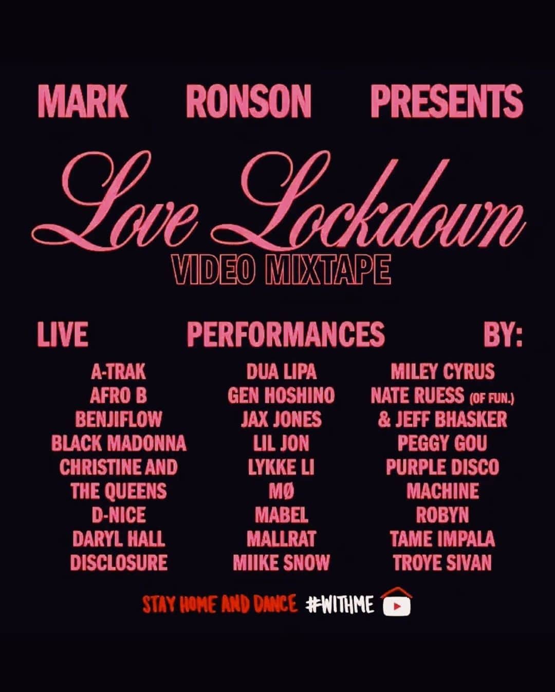 星野源さんのインスタグラム写真 - (星野源Instagram)「マーク・ロンソンのプロジェクト "Love Lockdown: Video Mixtape" に参加します。 日本時間5月2日(土)午前7時から、彼のYouTubeにて公開。リンクはプロフィールに。﻿ 一緒に、うちで踊ろう。﻿ ﻿ I'll be participating in, my friend, Mark Ronson's project, "Love Lockdown: Video Mixtape". ﻿ It'll start on May 2nd at 7 am JST / May 1st at 3 pm PST. ﻿ Let's dance on the inside.﻿ ﻿ Link in bio.﻿ ﻿ #LoveLockdown﻿ #MarkRonson #GenHoshino﻿ #星野源 #うちで踊ろう﻿ #DancingOnTheInside」5月1日 12時54分 - iamgenhoshino