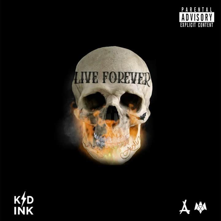 キッド・インクのインスタグラム：「#LiveForever out now! 🔥💀🔥」