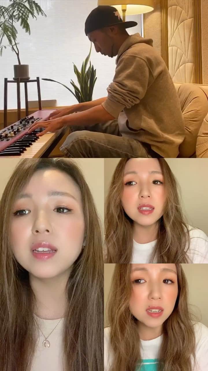 のインスタグラム：「"Maroon 5 - Memories" cover. cobaさん @coba84key とカバーしてみました。当たり前のようにあった場所がなくなってしまうのは悲しいね。微力でしかないけど私も出来る事をやりたい。そして自分の為、人のために今勉強し、成長したいな。🔥#memories #coversong #アップし直し」