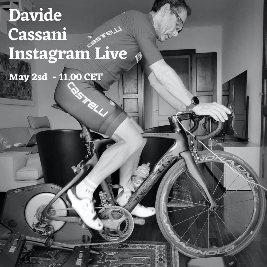 カンパニョーロさんのインスタグラム写真 - (カンパニョーロInstagram)「Italian National team coach @cassanidavide will be live on our Instagram account tomorrow at 11.00 CET. Be ready to ask your question!  #campagnolo」5月1日 16時38分 - campagnolosrl