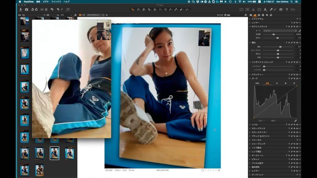 UlalaGirlのインスタグラム：「Behind the scenes by @ken_youthtokyo 📹」