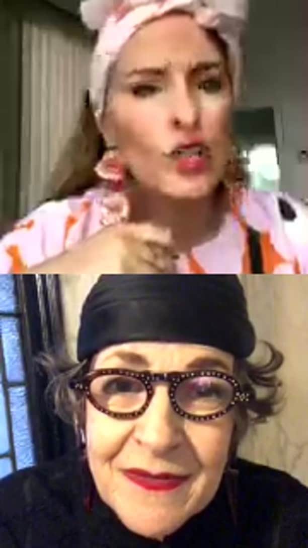ルル フロストのインスタグラム：「Part 2 of Lisa and living legend and style icon @tziporahsalamon getting dressed and accessorizing appropriately!」