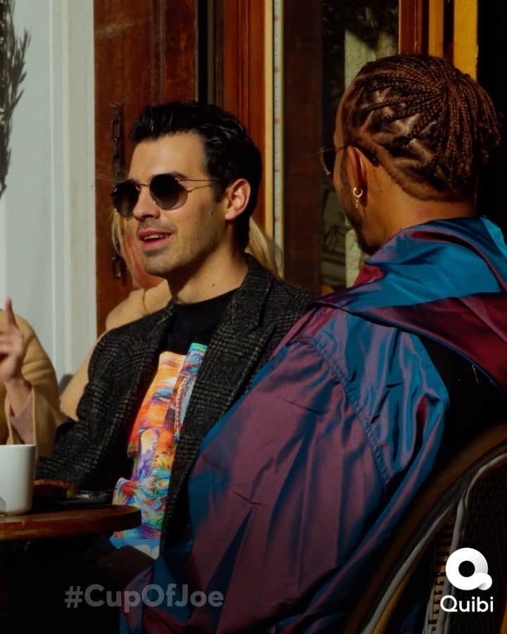ジョー・ジョナスのインスタグラム：「Can't believe we're already up to episode 7 of #CupOfJoe! Come explore the beautiful city of Paris with me and @lewishamilton on @Quibi ❤️」