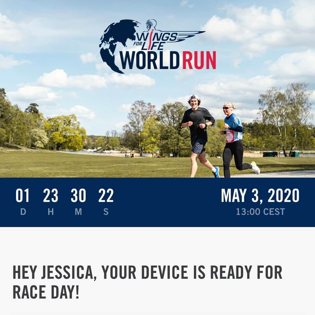 ジェシカ・ピルツさんのインスタグラム写真 - (ジェシカ・ピルツInstagram)「On Sunday it’s time for @wflworldrun 🏃‍♀️🙌 100% of entry fees and donations go to spinal cord injury resarch, so download the app, sign up and run for those who can‘t 🙏 #wingsforlife #wingsforlifeworldrun #runforthosewhocant」5月1日 20時35分 - jessy_pilz