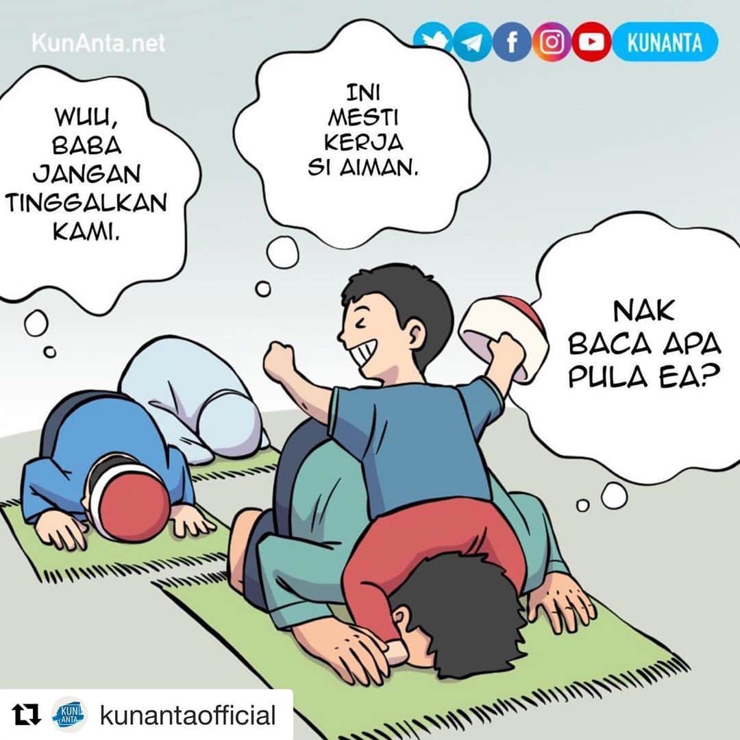 Koleksi Komik Malaysiaさんのインスタグラム写真 - (Koleksi Komik MalaysiaInstagram)「#Repost @kunantaofficial with @get_repost ・・・ Ragam Ramadan  #komikka #kunanta」5月1日 20時49分 - tokkmungg_exclusive