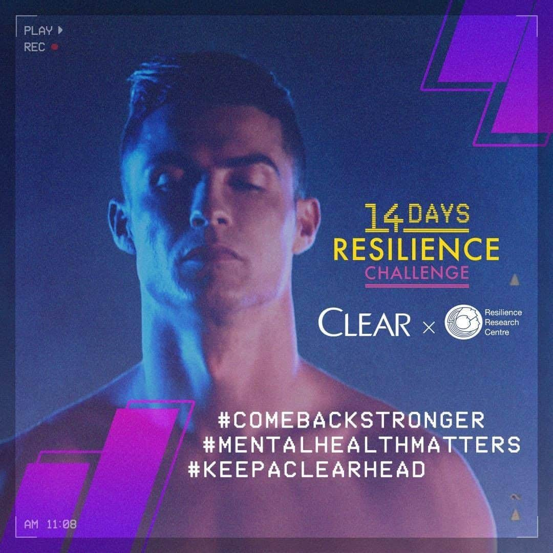 クリスティアーノ・ロナウドさんのインスタグラム写真 - (クリスティアーノ・ロナウドInstagram)「Today is day 1 of Clear’s 14 day resilience challenge to #ComeBackStronger. Follow @clear.haircare over the next two weeks. Get the download from clearhaircare.bio on skills, hacks and tips on how to build your resilience.  #KeepaClearHead #MentalHealthMatters」5月1日 21時03分 - cristiano