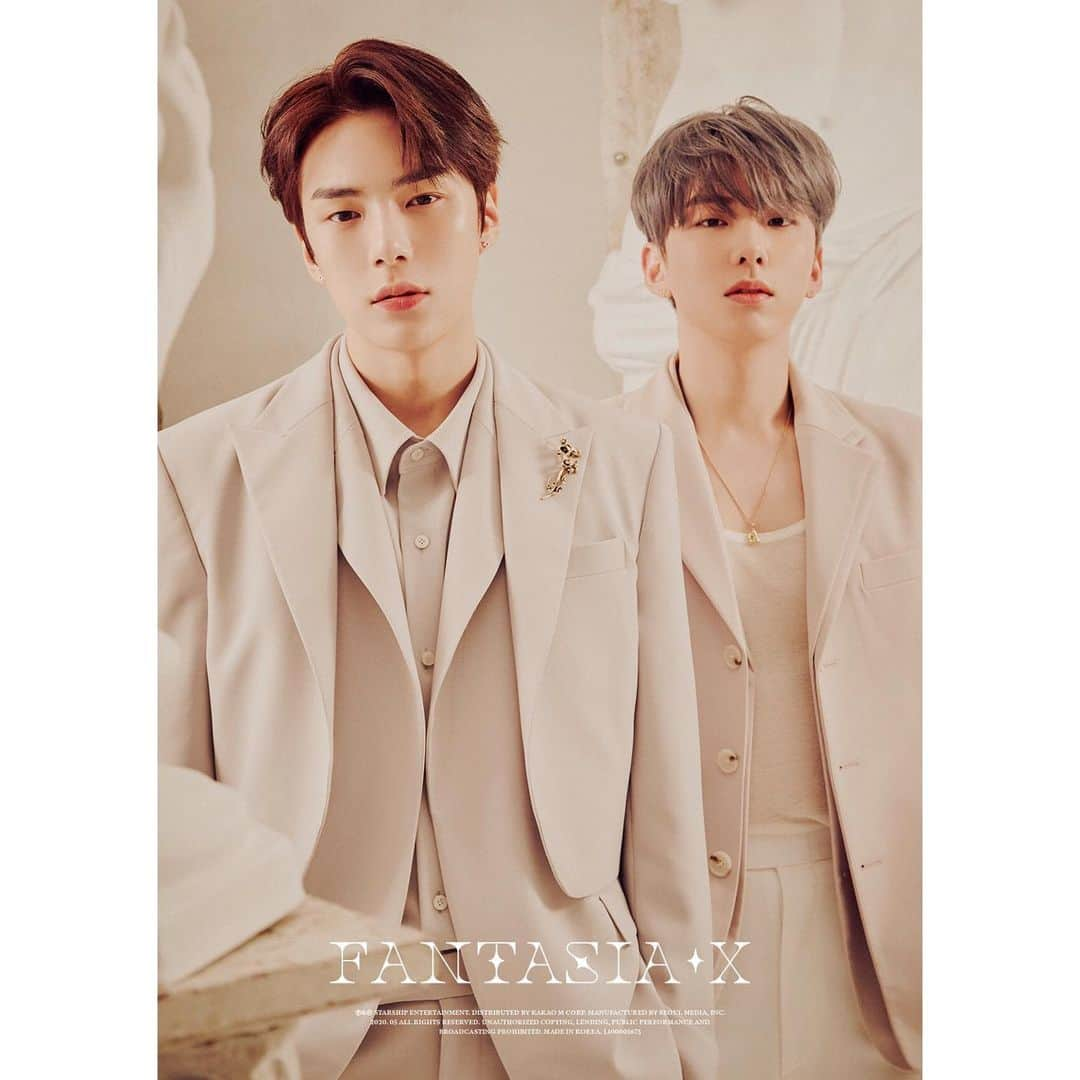 Monsta Xさんのインスタグラム写真 - (Monsta XInstagram)「MONSTA X MINI ALBUM <FANTASIA X> ⠀ 📌 #CONCEPT_PHOTO #2 #민혁 #MINHYUK #기현 #KIHYUN ⠀ #몬스타엑스_컴백 #몬스타엑스 #MONSTAX #MONSTA_X #FANTASIA_X #몬스타엑스5월11일컴백 #몬스타엑스판타지아엑스 #몬스타그램 #MONSTAGRAM」5月1日 22時00分 - official_monsta_x