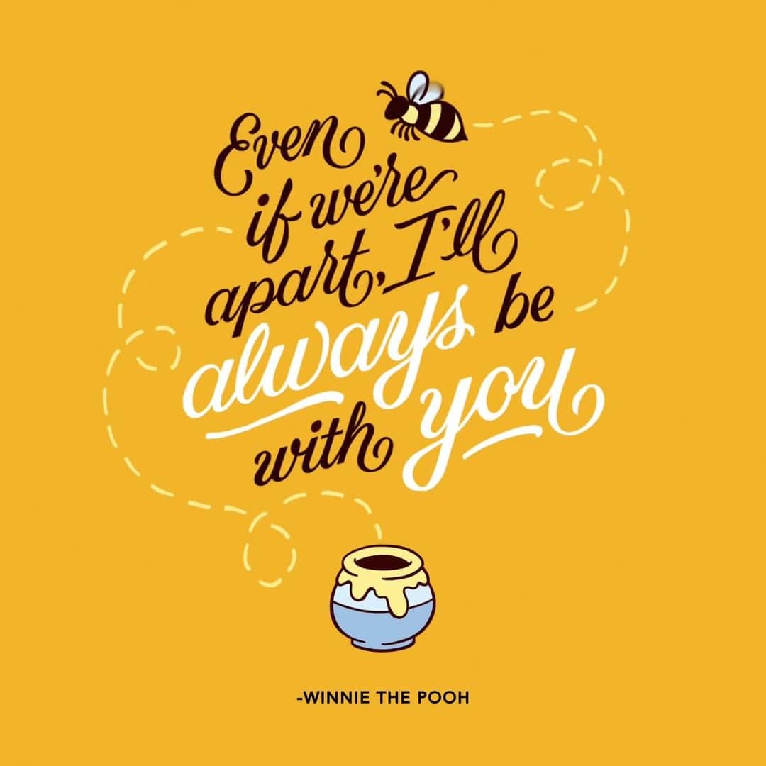 Walt Disney Worldのインスタグラム：「Though he may be a bear of little brain, Winnie the Pooh most often has just the right thing to say. #DisneyMagicMoments ✨」