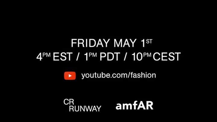 ナターシャ・ポーリーのインスタグラム：「It's my honor to join @carineroitfeld and CR Runway in Fashion Unites, a global event with @amfAR against COVID-19. @DerekBlasberg YouTube’s Head of Fashion and Beauty will host the world’s first virtual fashion show which airs on Youtube.com/fashion this Friday, May 1, 2020 at 1:00 PM Los Angeles / 4:00 PM New York / 9:00 PM London / 10:00 PM Paris. The industry’s most powerful names will come together to bring an uplifting moment for everyone doing their part to stay home and to raise awareness for an important cause. For more info: CRRunwayXamfAR.org. #CRRunwayXamfAR #FashionUnites」