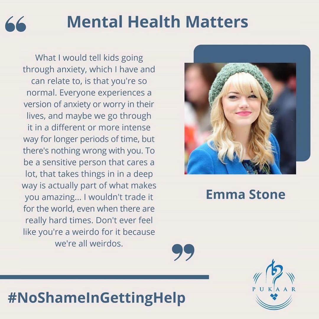 エマ・ストーン（ファンアカウント）さんのインスタグラム写真 - (エマ・ストーン（ファンアカウント）Instagram)「#mentalhealthawareness」5月1日 23時39分 - emmastone