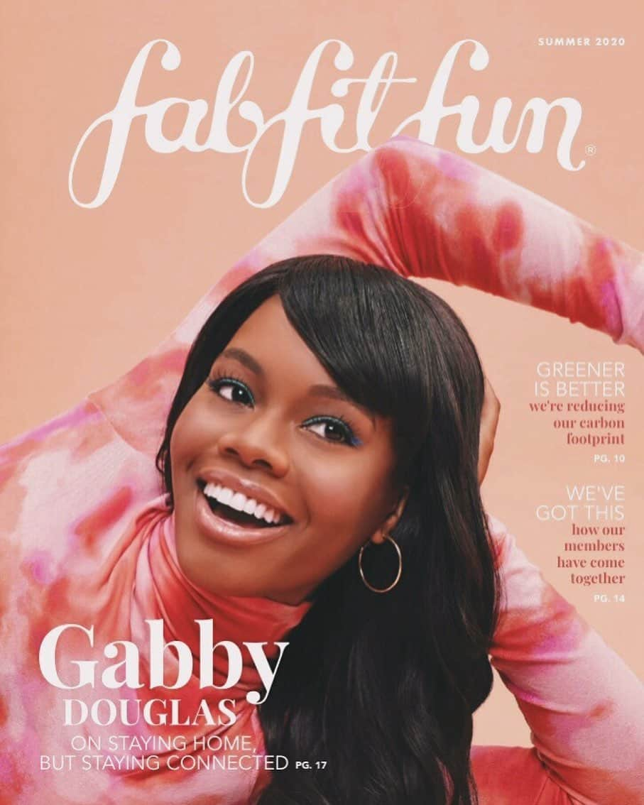 ガブリエル・ダグラスさんのインスタグラム写真 - (ガブリエル・ダグラスInstagram)「gm sunshines  i’m so excited to reveal that i am @fabfitfun’s summer 2020 cover model 👱🏽‍♀️#fabfitfunpartner  and as part of this partnership, fabfitfun is partnering with the special olympics as their seasonal non-profit partner  fabfitfun is donating $10 to special olympics for each person who signs up using my code GABBYD (it’ll also get you $10 off your first box) at www.fabfitfun.com • • • •if you’re already a fabfitfun member, their add-ons program is open now, where you can shop amazing brands and donate to special olympics #fabfitfun  x」5月2日 0時49分 - gabbycvdouglas