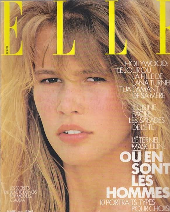 クラウディア・シファーさんのインスタグラム写真 - (クラウディア・シファーInstagram)「#fbf My first ever cover... in 1988! 📸 @gilles_bensimon」5月2日 1時44分 - claudiaschiffer