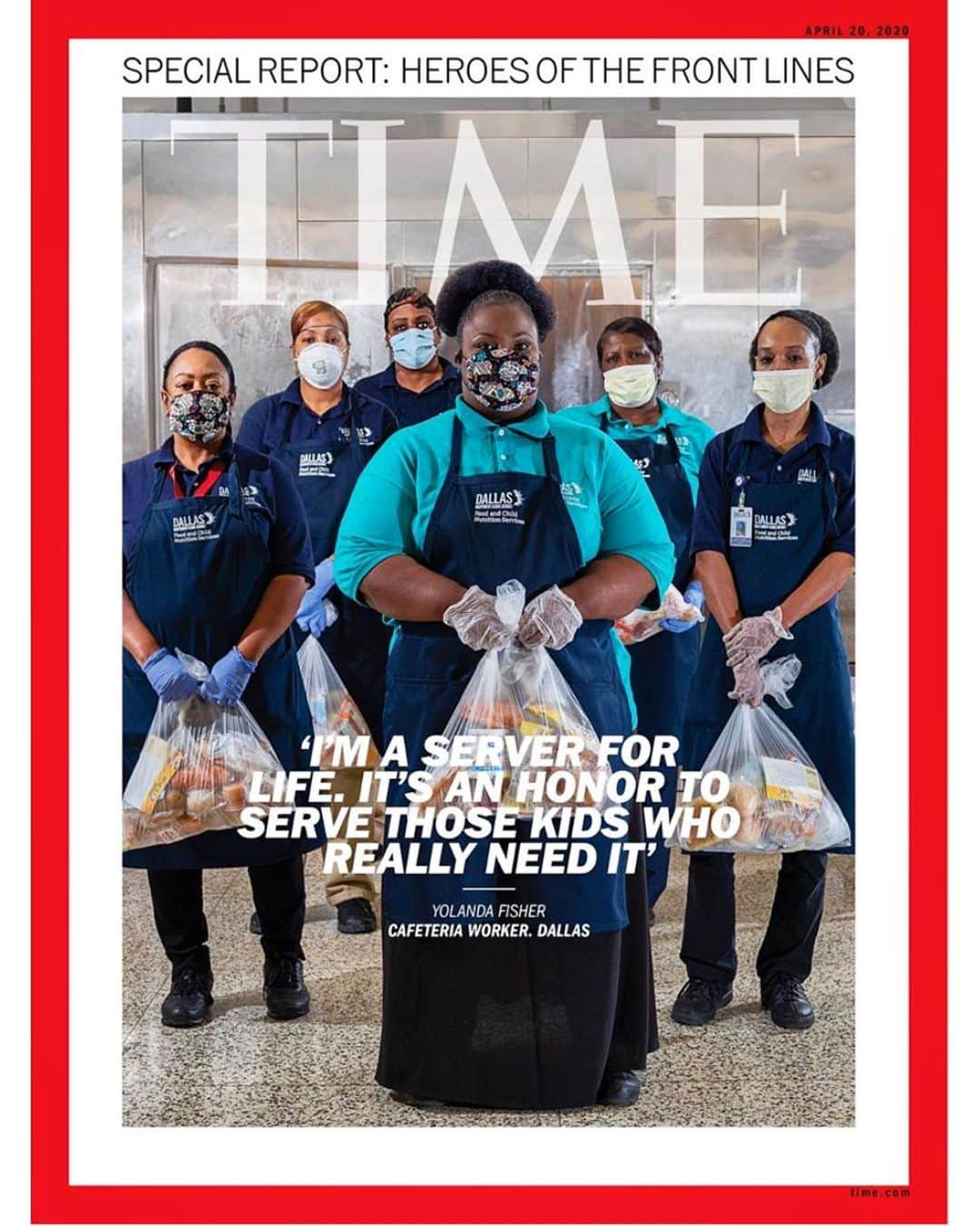 レイチェル・レイさんのインスタグラム写真 - (レイチェル・レイInstagram)「Today is #SchoolLunchHeroDay. This special group of people keeps our nation’s kids fed nearly every single day, so they’re always heroes to me. This year brings new meaning to the work of everyone involved in serving school meals: you are more than heroes—you are essential today and every day. Thank you for keeping America’s kids and their families healthy and fed.  To the #RachaelRayFoundation + @rachaelrayyumo School Lunch Heroes — our partner organizations: THANK YOU for your tireless work to support our nation’s kids, whether they are in the classroom or not 👏🏻👏🏻 @foodcorps @nokidhungry @wckitchen @hunger_free_america @feedingamerica ⁣  #LunchHeroes #SchoolNutritionLeadership @schoolnutritionassoc ⁣ ⁣ 📷: @time」5月2日 2時03分 - rachaelray