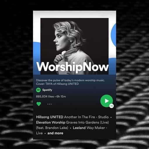 ユナイテッドのインスタグラム：「Our new studio version of Another In The Fire has been out for 24 hours, and we're thankful that so many of you have been listening along with us! An extra thank you to our friends at @Spotify for the support! Head to our stories to listen now.」