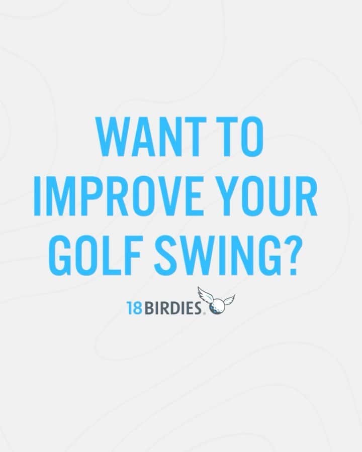 ジェリーナ・ピラーのインスタグラム：「Excited to try out the AI Coach in the @18Birdiesapp ! While I’ve got some time, might as well work on my swing! #playbettergolf」
