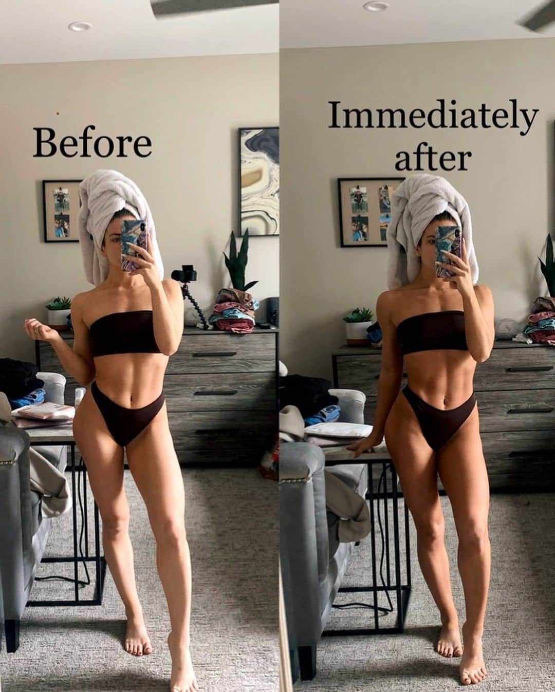 Paige Reillyさんのインスタグラム写真 - (Paige ReillyInstagram)「If you’ve been here for a minute, you know I self tan v often 😂 even on vacation, I don’t really get tan because I wear heavy duty sunscreen, so I’m always relying on self tanner to keep me bronze 😇 (even when we’ve been stuck inside for 2 months 😅) I can’t remember the last time I got an actual tan from the sun lol ⁣ ⁣ I’ve been using @lovingtanofficial for over a year now & it’s definitely been my go-to brand of self tanner. So, I was pumped when they reached out to offer me a code to share with you guys!!! You can use the code “PAIGEGLOW” for a free deluxe mitt when you purchase any mousse or gradual tanner. The tanner I used in these photos is the dark 2-hour express ❤️ Also, my most recent vid on YouTube shows my process of how I self tan!⁣ ⁣ #LovingTan #SelfTanner #Blossom #IFBBPro」5月2日 6時36分 - paigereilly