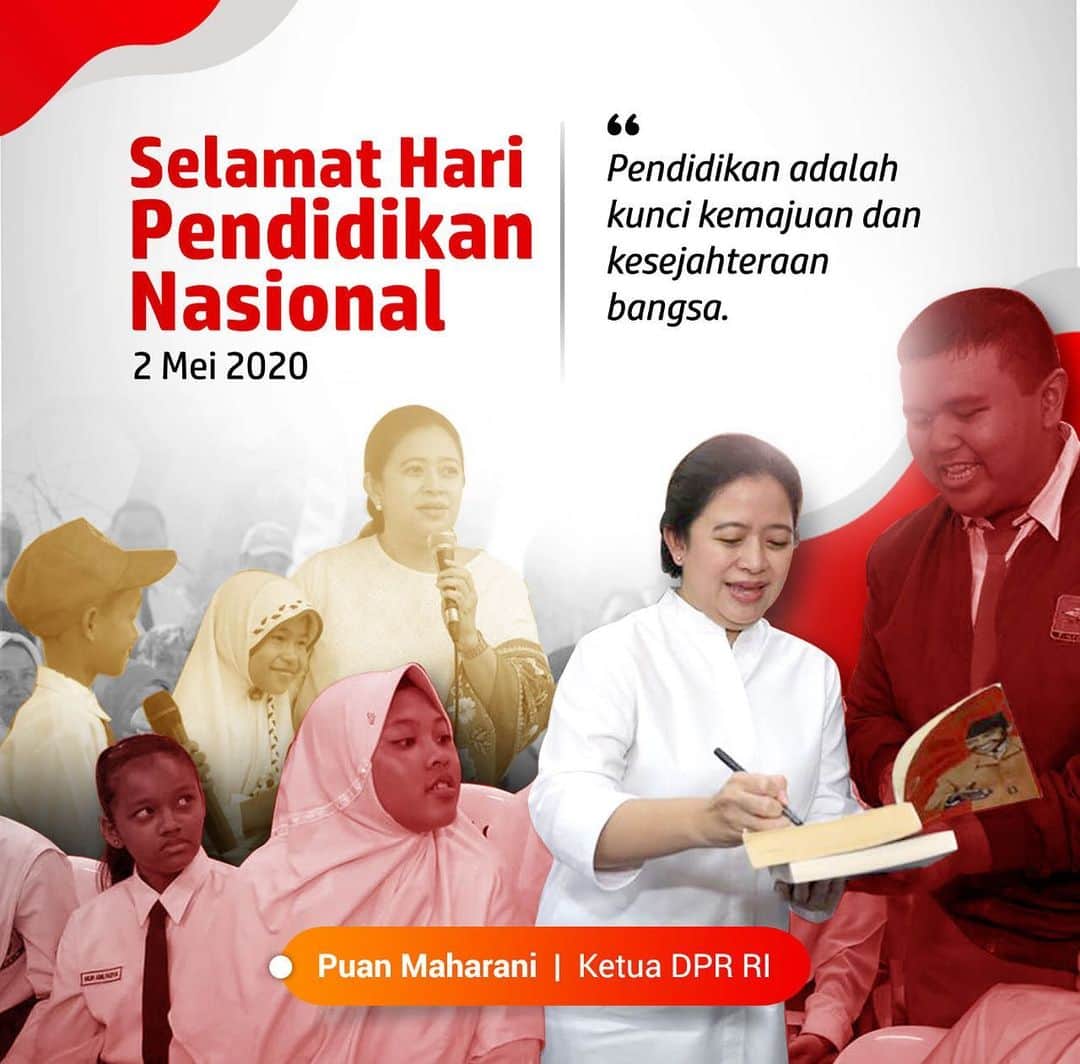 大槻ひびきのインスタグラム：「Selamat Hari Pendidikan Nasional 🇮🇩 • Pendidikan adalah kunci kemajuan dan kesejahteraan bangsa.」