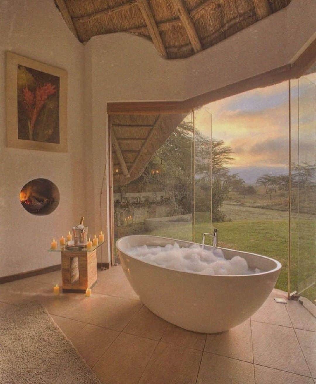 ジャーダン・ミラーのインスタグラム：「Bath time goals ✨ #selfcare」