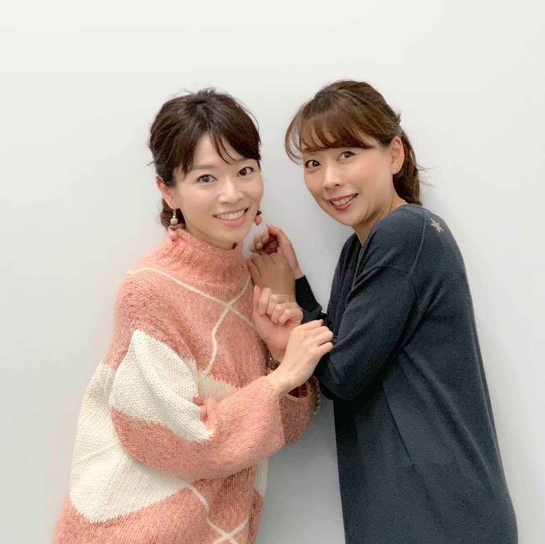 前田真理子のインスタグラム：「コチラは、一年以上前のお写真ですが…  昨日会社に少し寄った際、バッタリ末武さんにお会いできました✨ 近寄りたいところをお互い我慢して、離れて少しだけお話。（お互いに声が通るのが役立つ笑）  なんだかとっても嬉しかったです☘」