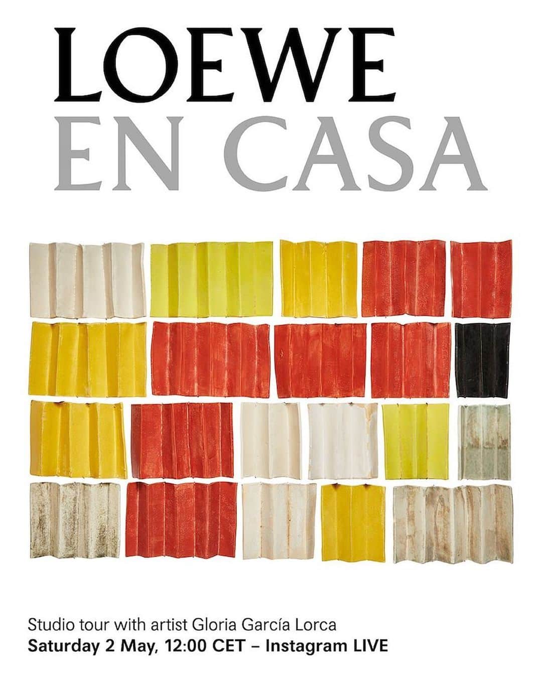 のインスタグラム：「「ロエベ LOEWE）」が、インスタグラムのライブ機能を使って行っている「ロエベ エン カサ （LOEWE EN CASA）」のイベントスケジュールを更新した。 　5月2日はロエベのパリ社内にも飾られている日本人アーティストの浜名一憲氏が登場。また、７日にはロエベのクリエイティブ・ディレクターであるジョナサン・アンダーソンがアメリカのサッカープレイヤーミーガン・ラピノーとインスタライブを開催する...続きは　@apparelweb プロフィールリンクApalog「メゾンニュース」から @loewe #loewe #stayhome #fashion #style #ロエベ  @jonathan.anderson」