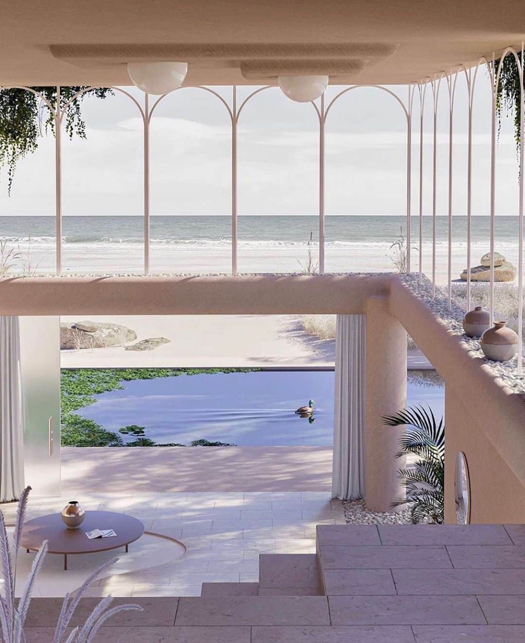 エリーローズさんのインスタグラム写真 - (エリーローズInstagram)「Beach House by @paul_milinski  Take me there... 初夏の気配...海行きたすぎる〜🐚 . #StayHome #Dreaming #BeachLife」5月2日 14時55分 - ellirose