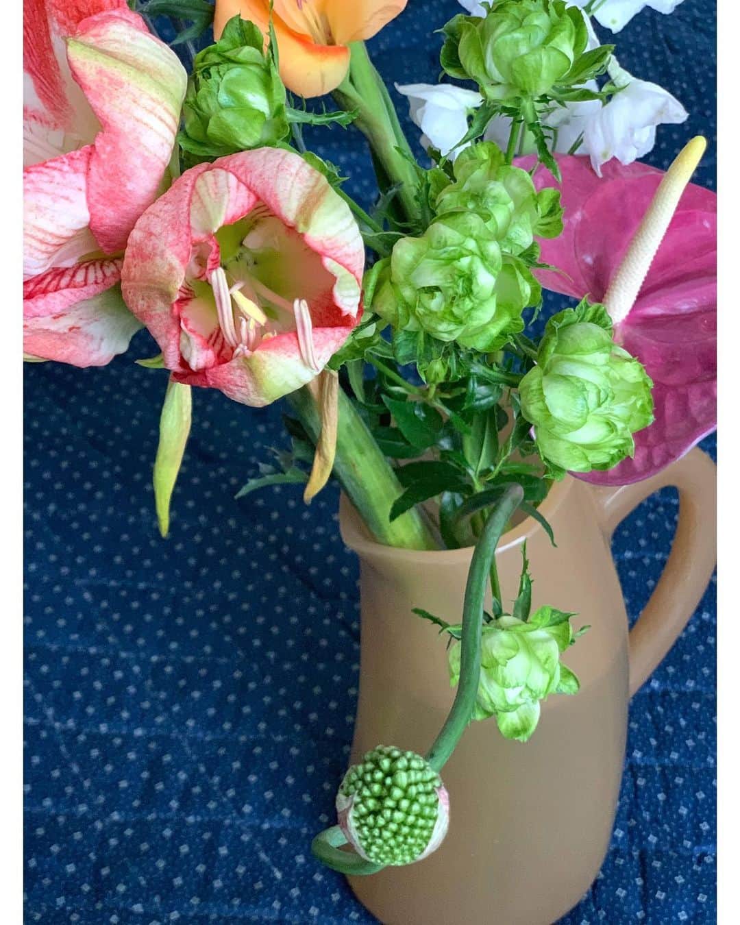 根岸由香里さんのインスタグラム写真 - (根岸由香里Instagram)「. 想いのこもった美しいギフトはこんなにも元気や幸せを届けるんだと実感。美しい花の癒しと何より自分のことを想ってくれたというその気持ちに心が潤う。ありがとう！」5月2日 18時40分 - yukarinegishi