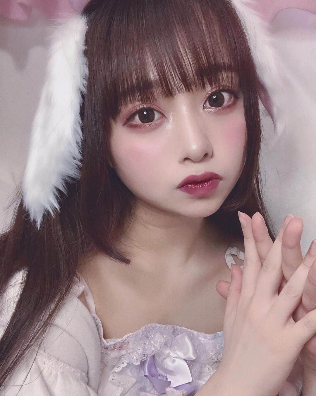 宇咲美まどかのインスタグラム：「耳はえたのは加工じゃないよ」