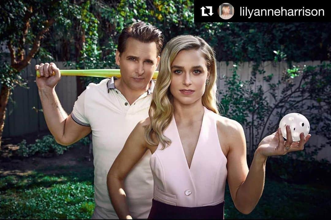 ピーター・ファシネリのインスタグラム：「Quaranteamed ❤️ #stayhomestaysafe  @cvlux  #Repost @lilyanneharrison ・・・ 📷 @stormshoots 👗 @styledbyfranzy 💄 @courthart1 @angiemikaelian 💁🏼‍♀️ @hairbybradleyleake @lucy_gedjeyan」