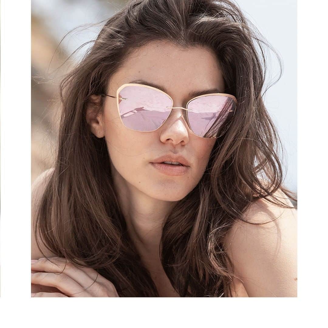 シルエットのインスタグラム：「Exceptionally light protective lenses encased by stunning design.⁠ Featuring: Titan Accent Shades 8174⁠ .⁠ .⁠ .⁠ #silhouetteeyewear #tryitwearitloveit #eyeweardesign #luxuryeyewear #eyewearfashion #sunglasses」