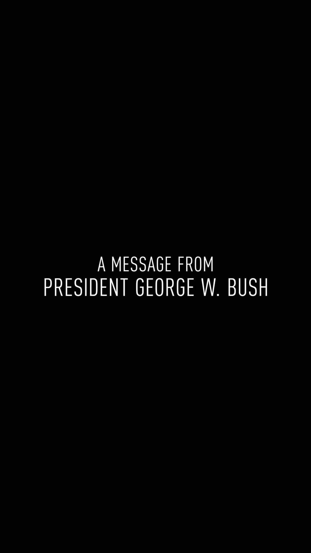ジョージ・H・W・ブッシュのインスタグラム：「@thecalltounite #answerthecall」