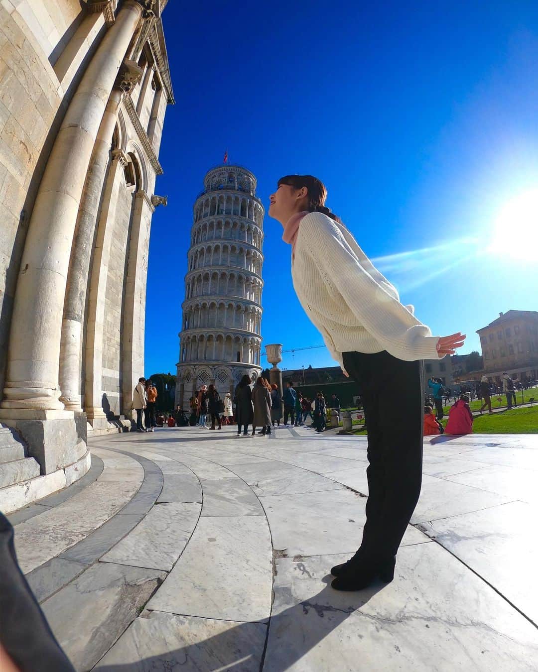 中山琴葉さんのインスタグラム写真 - (中山琴葉Instagram)「﻿ ﻿ ﻿ Leaning Tower of Pisa in Italy🇮🇹﻿ ﻿ ﻿ ﻿ #イタリア#ピサの斜塔#イタリア旅行#ヨーロッパ旅行#旅行好きと繋がりたい#フォトジェニック」5月3日 1時39分 - kotoha_nakayama