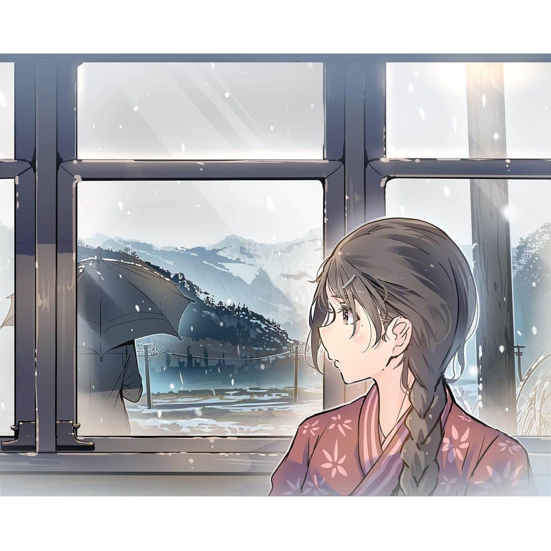 南壽あさ子さんのインスタグラム写真 - (南壽あさ子Instagram)「YouTubeの朗読企画、あたらしく宮沢賢治の「雨ニモマケズ」をアップしました。 ． 今回はいつもわたしの音楽を聴いてくださっているdaitoさんに絵を描きおろしていただきました！日本の良き風景、外の厳しい寒さと室内の温かさ、窓際の風の音まで感じられるようです。 ． この詩が時を超えて今のわたしたちに問いかけているような気がします。よかったらYouTubeでご覧ください。  #youtube #朗読 #宮沢賢治 #詩 #雨ニモマケズ #daito さん」5月3日 16時47分 - nasuasaco