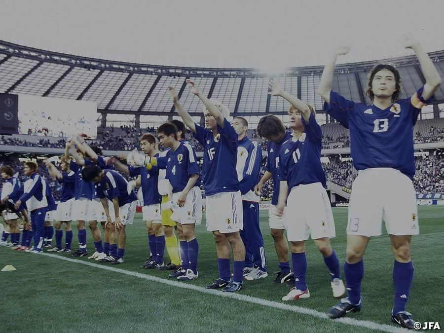 日本サッカー協会さんのインスタグラム写真 - (日本サッカー協会Instagram)「【#OnThisDay】2003.5.3🔙 ・ アテネオリンピック2004 アジア地区 第二次予選 #U22日本代表 5-0#U22ミャンマー代表 📍味の素スタジアム ⚽#茂庭照幸 #田中達也 #阿部勇樹 #松井大輔 #石川直宏 ・ 17年前の今日、#山本昌邦 監督率いるU-22日本代表がアテネオリンピックアジア二次予選を戦い、ミャンマーに5-0で勝利しました！ ・ GK #岩丸史也 DF #茂庭照幸 #青木剛 #角田誠 MF #松井大輔⇒79'#前田遼一 #鈴木啓太 #根本裕一 #徳永悠平⇒55'#石川直宏 #阿部勇樹 FW #中山悟志 #大久保嘉人⇒63'#田中達也 ・ #jfa #daihyo」5月3日 11時11分 - japanfootballassociation