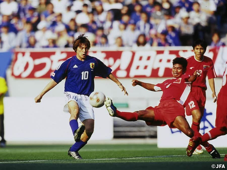 日本サッカー協会さんのインスタグラム写真 - (日本サッカー協会Instagram)「【#OnThisDay】2003.5.3🔙 ・ アテネオリンピック2004 アジア地区 第二次予選 #U22日本代表 5-0#U22ミャンマー代表 📍味の素スタジアム ⚽#茂庭照幸 #田中達也 #阿部勇樹 #松井大輔 #石川直宏 ・ 17年前の今日、#山本昌邦 監督率いるU-22日本代表がアテネオリンピックアジア二次予選を戦い、ミャンマーに5-0で勝利しました！ ・ GK #岩丸史也 DF #茂庭照幸 #青木剛 #角田誠 MF #松井大輔⇒79'#前田遼一 #鈴木啓太 #根本裕一 #徳永悠平⇒55'#石川直宏 #阿部勇樹 FW #中山悟志 #大久保嘉人⇒63'#田中達也 ・ #jfa #daihyo」5月3日 11時11分 - japanfootballassociation