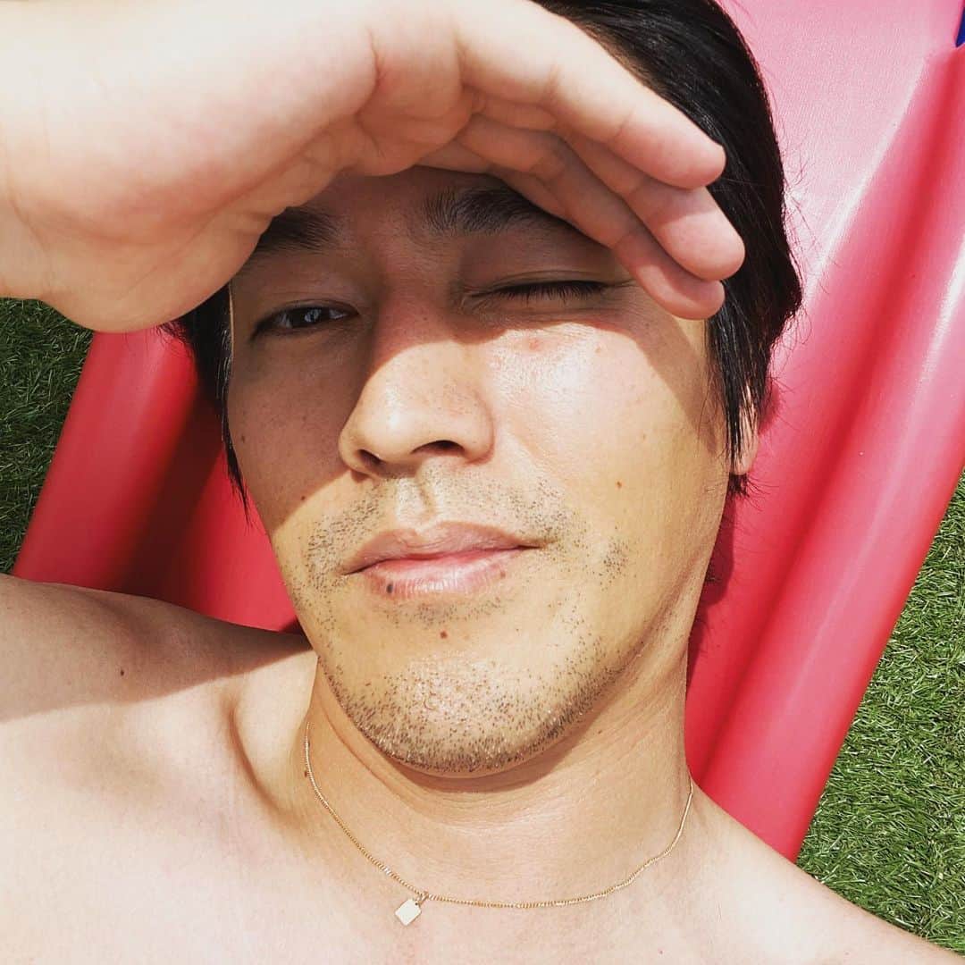要潤さんのインスタグラム写真 - (要潤Instagram)「sun bath☀️」5月3日 12時10分 - jun_kaname_official