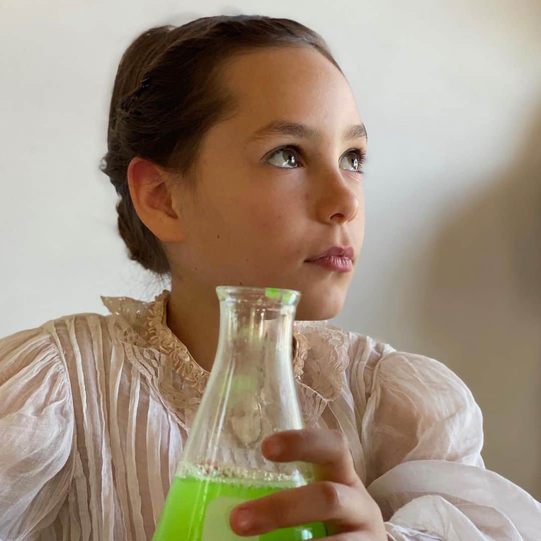 メアリー・マコーマックのインスタグラム：「Marie Curie on virtual Biography Day.」