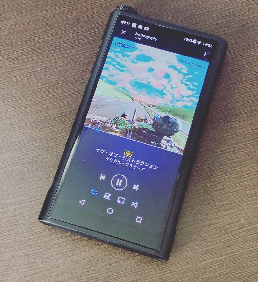 セゴリータ三世のインスタグラム：「デジタルオーディオプレイヤー(DAP)は本当に神。  #fiio  #m15」