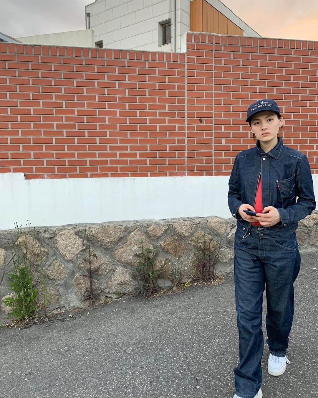 キム・ヨンジのインスタグラム：「Me with many hats」