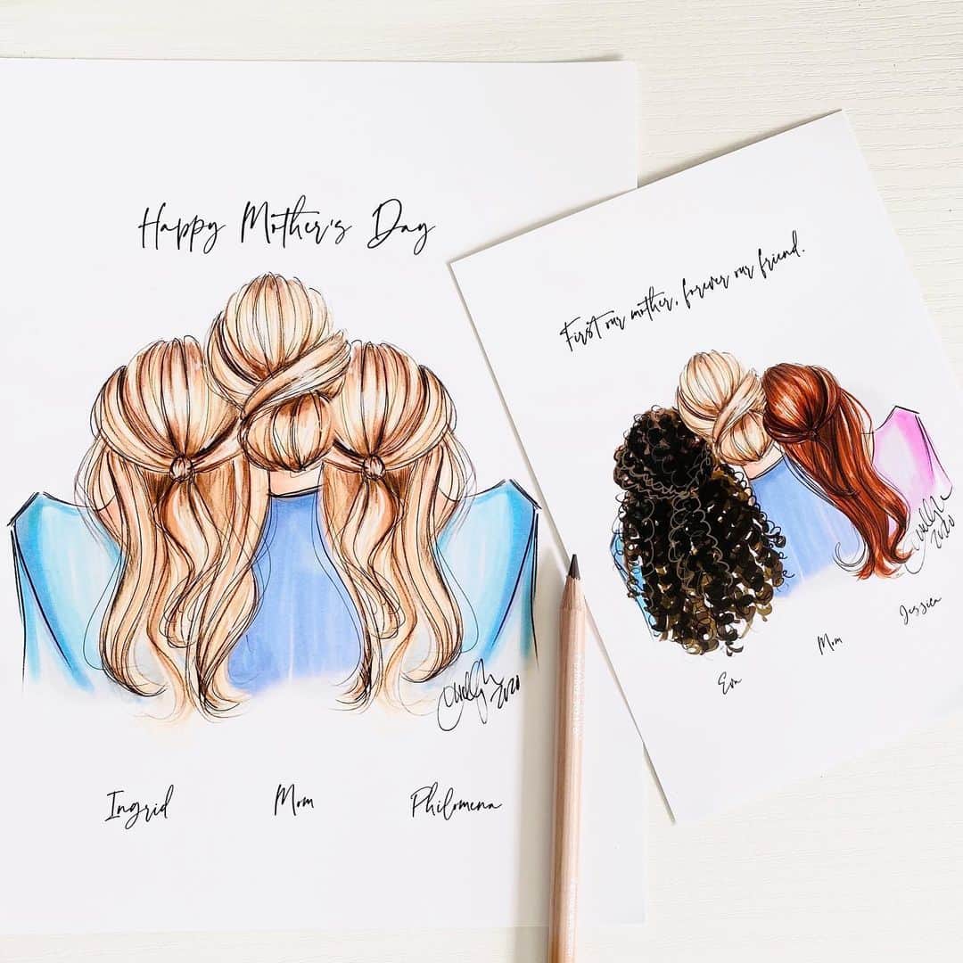 Holly Nicholsさんのインスタグラム写真 - (Holly NicholsInstagram)「**Sold out of these semi-custom prints** Today is the last day to place orders for Mother’s Day arrival to US states (we do direct gift shipping to recipients too!) . If you have any questions please message me at hnillustration.etsy.com to ensure I see the question 😊 . Thanks for shopping small! #mothersday #mothersdaygifts #shopsmall #fashionillustration #fashionsketch #fashionillustrator #bostonblogger #bostonillustrator #fashiondrawing #copicart #copicmarkers #copic #illustrator #procreate #procreateart #ipadart #hnicholsillustration」5月3日 23時39分 - hnicholsillustration
