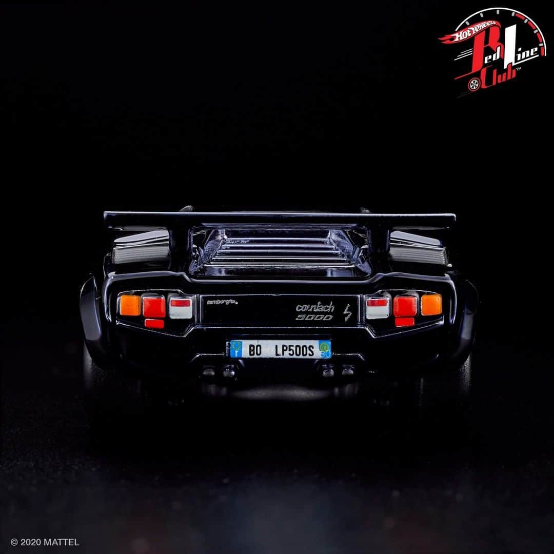 Hot Wheelsさんのインスタグラム写真 - (Hot WheelsInstagram)「🔥Hot Commodity 🔥: This blacked-out Lamborghini Countach LP500 S is the exotic car of our dreams. Available 5/5 for Red Line Club members. #hotwheels」5月4日 4時00分 - hotwheelsofficial